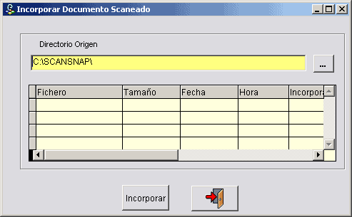 Incorporar Documento Scaneado