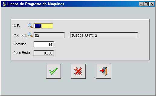 Linea de programa de m�quinas