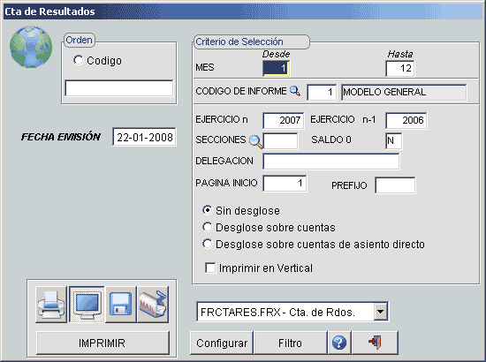 Cta de Resultados