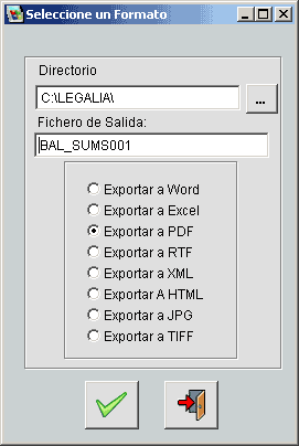 Seleccione un formato