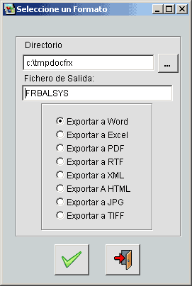 Seleccione un formato